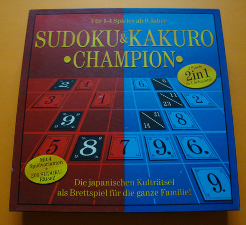 Sudoku kakuro champion - sudoku/kakuro,
