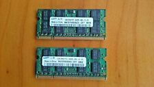 4GB (2x 2GB) Samsung 2Rx8  PC2-6400S-666 800MHz,  M470T5663QZ3, SO-DIMM