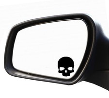 Sticker mirror skull - 2x,