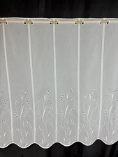 Scheibengardine Bistrogardine Gardine 90 cm  hoch weiß 013816 Größenwahl