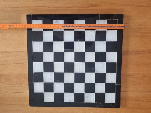 Schachbrett aus marmor - schachbrett,