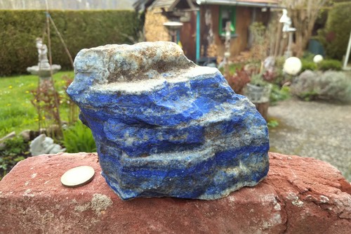 Wunderschöner lapislazuli roh - wunderschöner,