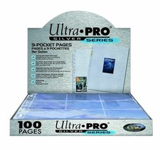 100 Ultra Pro 9-Pocket Pages