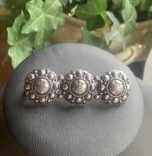 Gablonzer Brosche silberfarbig