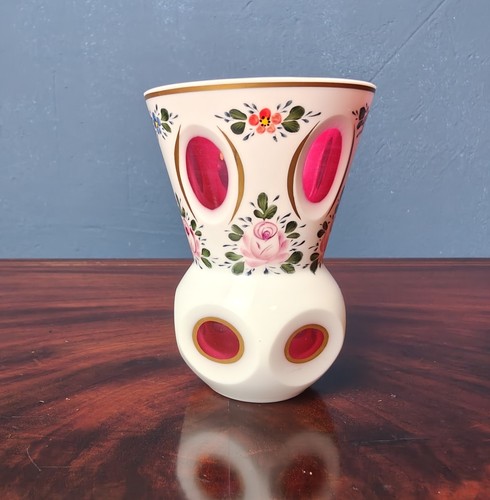 Glas becher biedermeier - becher, im