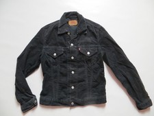 Levi's Jeans 70500 Jacke Cord Jeansjacke Gr. L (M !) Schwarz SLIM FIT Cordjacke!