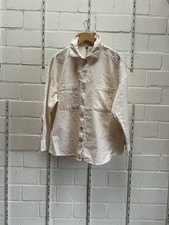 H&M, Damen Cord Hemd, Weiß/