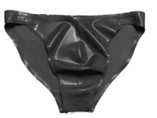 Latex Slip Herren Gr. XL schwarz NEU! 0,9mm EXTRA STARKES LATEX