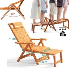 Liegestuhl Bambus Sonnenliege