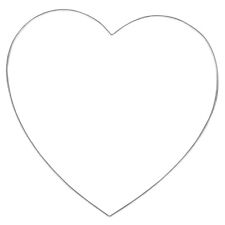 Draht Herz, 25cm od. 35cm, ø