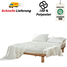 Lanqinglv Satin Spannbetttuch