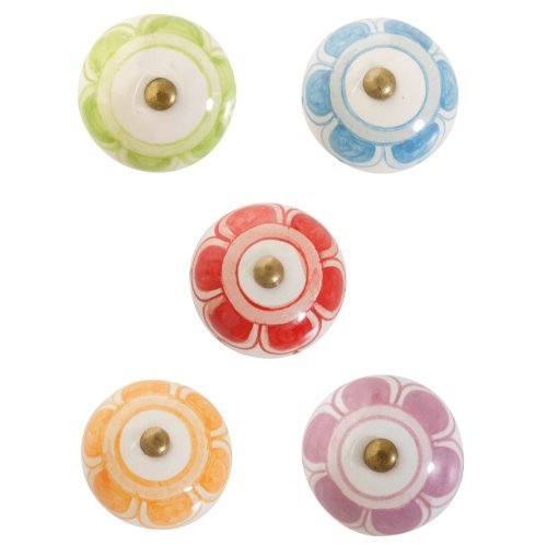 Möbelknöpfe blume neu - 5,