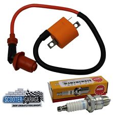 Racing Zündspule + Zündkerze NGK BR8HS für Yamaha Aerox / Mbk Nitro 50ccm 2T