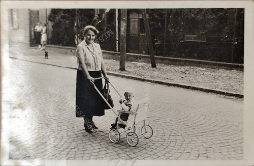 Postkarte foto frau - ak,