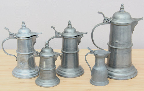 Konvolut vintage zinn kanne - vintage,