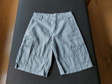 Cargohose kurz Größe 152 Jungs Kinder Grau 