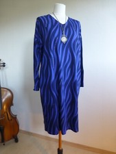 Gudrun Sjöden Tunika Kleid  gr. M/L, Afrika dunkelblau/Lila