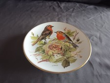 Tirschenreuth Wandteller WWF Vogel Ursula Band Porzellan