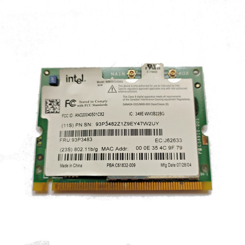 Intel wm3b2200bg 802 11 - |, |