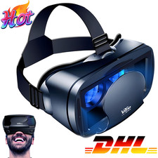 VR Brille Virtual Reality Headset 3D 120° für Smartphones Handy für Alle Handys