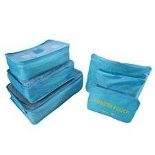 Reise-Organizer Set 6-teilig Kleidung Schuhe Packwürfel Koffer Ordnung