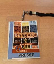 Alter Presseausweis "The Rat Pack ist Back" 2007 Köln