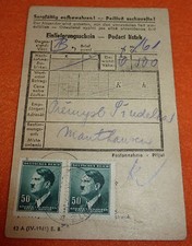 KL Mauthausen Paketkarte