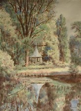 K. V. MAYR (1882-1974) Roseninsel im Starnberger See