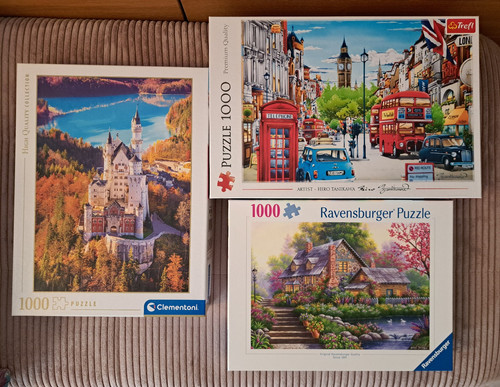 Puzzle sets 1000 teile - 3,