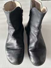 Camper Damen Boots Leder schwarz Gr. 40 – robust & bequem