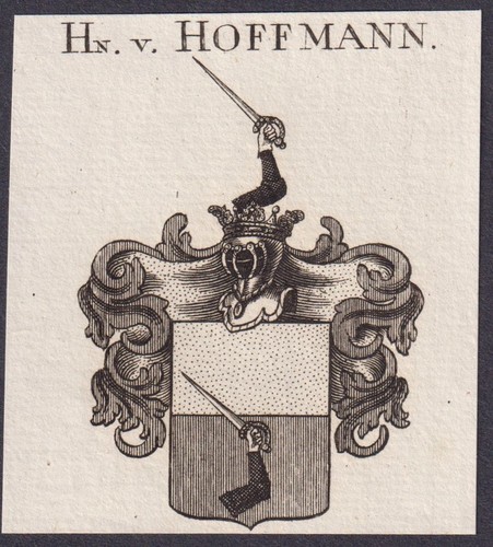 Hoffmann wappen coat arms - hoffmann,