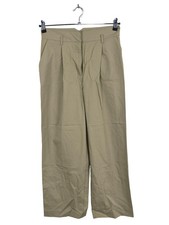 H&M Marlenehose Damen Hose Gr. DE 38 wollweiß Casual-Look