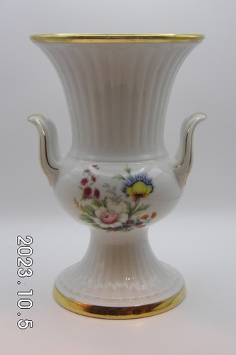 Pokalvase mit henkel - pokalvase, bunt