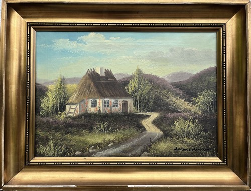 Impressionist heidelandschaft - impressionist,