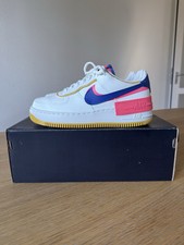 Nike Air Force 1 Low Shadow White Flash/Crimson/Astronomy Blue CI0919-105