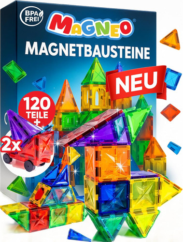 Magnetische bausteine 120 - magnetische,