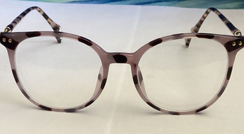 Rosa vollrand brille unisex - rosa,