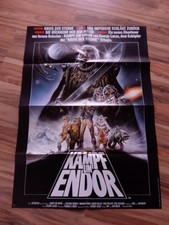 Kampf um Endor A1 Filmplakat - Star Wars Ewoks, Casaro Art, 1985