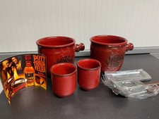 Feuerzangenbowle Traumfeuer Keramik  für 2 Personen 8 tlg. unbenutzt*