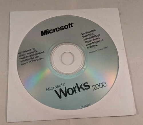 Microsoft works 2000 windwos - works,