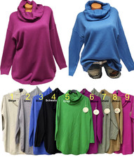 Damenpullover Rollkragen Übergröße Pullover  46 48 50  Kuschel Rolli Pulli  #65A