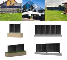 Solarzaun Zaun Solar Vertikal