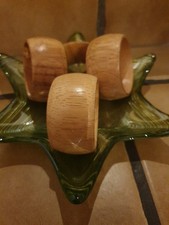4 Holz-Serviettenringe D 5cm