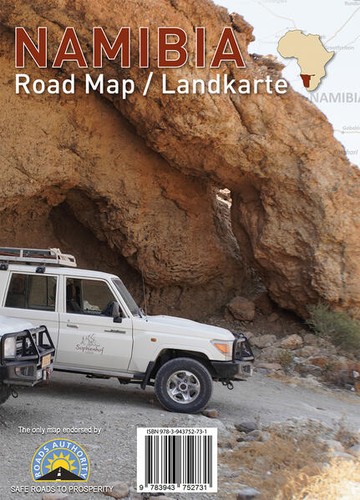 Namibia road map landkarte - /,