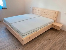 Zirbenholz Bett, Zirben Bett