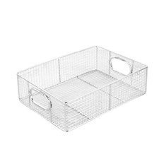 Edelstahl Bratkorb Kochtopf Buffet Servierkorb Lebensmittelkorb für Theke