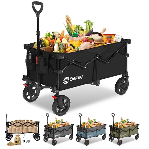 Bollerwagen faltbar 150l - bollerwagen,