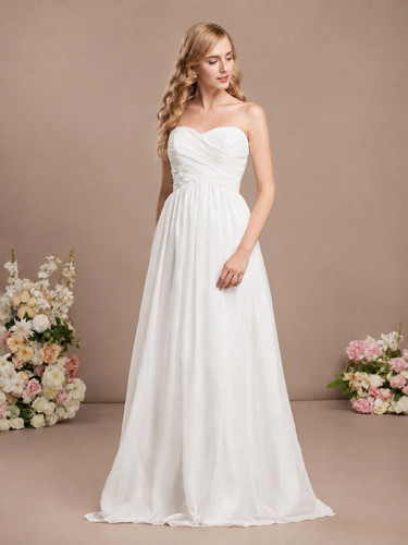 Hbh bodenlang brautkleid - bodenlang,