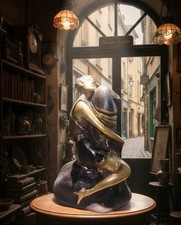 erotische Skulptur Art Déco