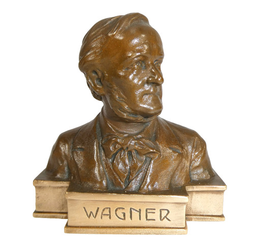Wagner bronze büste hans - bronze,